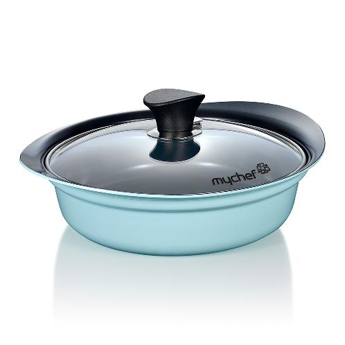 Pure Mint Low Casserole 24Cm (9.4in)